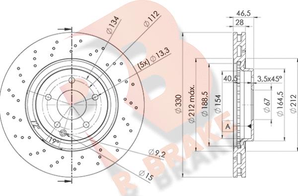 R Brake 78RBD26478 - Brake Disc autospares.lv