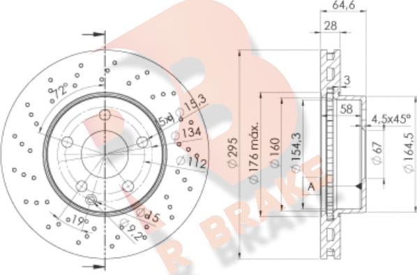 R Brake 78RBD26473 - Brake Disc autospares.lv