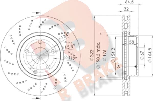 R Brake 78RBD26472 - Brake Disc autospares.lv