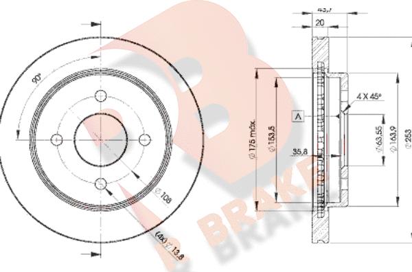 R Brake 78RBD26786 - Brake Disc autospares.lv