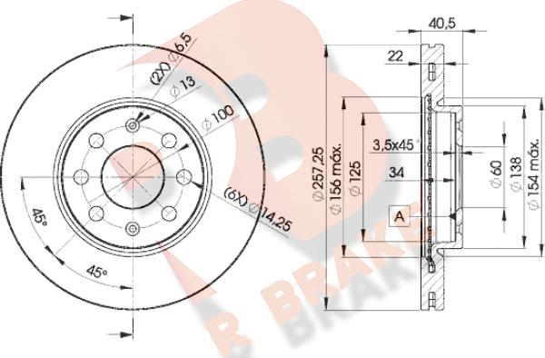 R Brake 78RBD20920 - Brake Disc autospares.lv