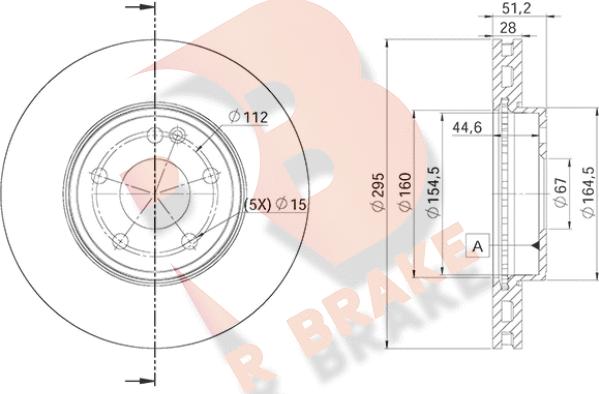 R Brake 78RBD20122 - Brake Disc autospares.lv