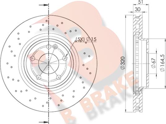 R Brake 78RBD21018 - Brake Disc autospares.lv