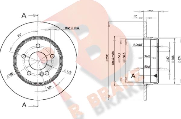 R Brake 78RBD23412 - Brake Disc autospares.lv