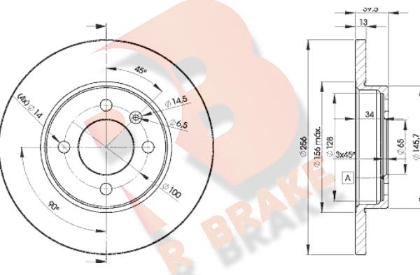 R Brake 78RBD23392 - Brake Disc autospares.lv