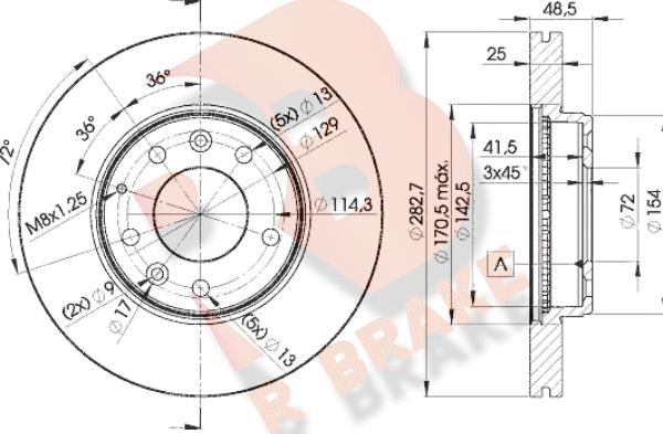 R Brake 78RBD23269 - Brake Disc autospares.lv