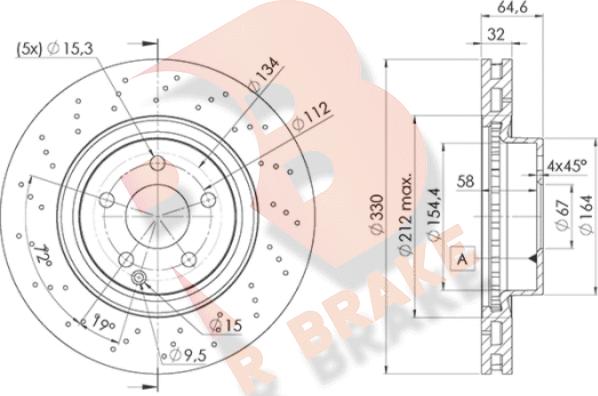 R Brake 78RBD22592 - Brake Disc autospares.lv