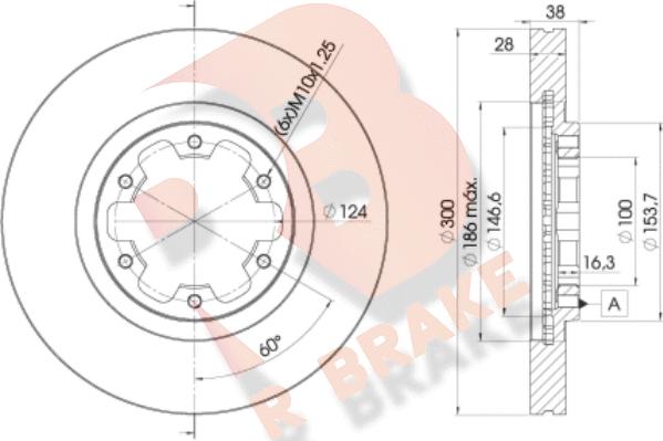 R Brake 78RBD22772 - Brake Disc autospares.lv