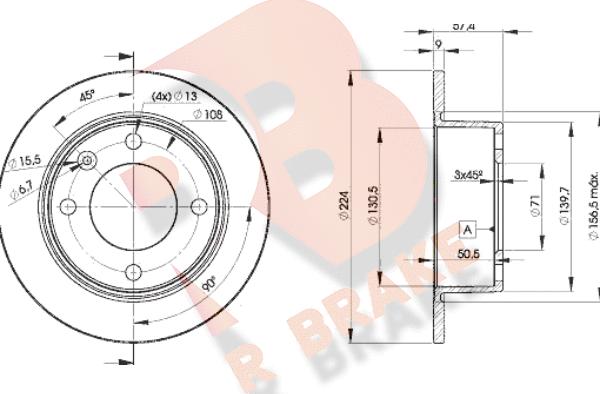 R Brake 78RBD27811 - Brake Disc autospares.lv