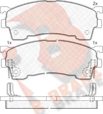 Lucas Electrical GDB3209 - Brake Pad Set, disc brake autospares.lv