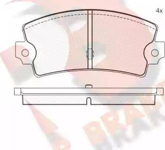 FTE BL1052A1 - Brake Pad Set, disc brake autospares.lv