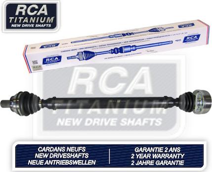 RCA France AV820N - Drive Shaft autospares.lv