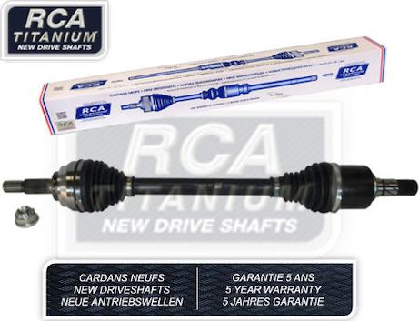 RCA France R780N - Drive Shaft autospares.lv