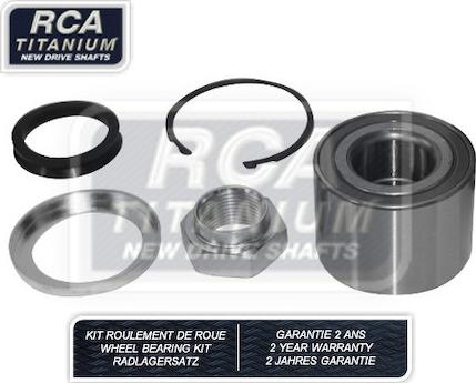 RCA France RCAK1003 - Wheel hub, bearing Kit autospares.lv