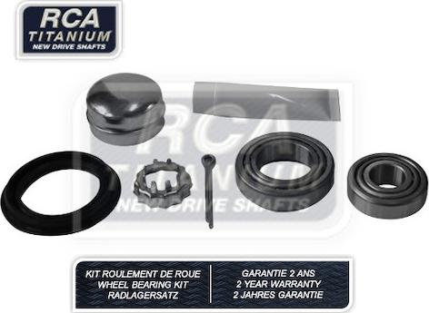 RCA France RCAK1018 - Wheel hub, bearing Kit autospares.lv