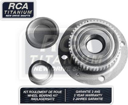 RCA France RCAK1080 - Wheel hub, bearing Kit autospares.lv