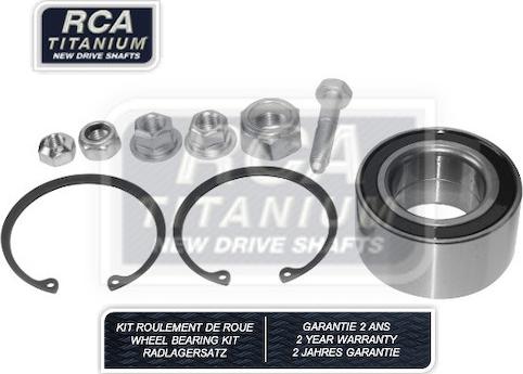 RCA France RCAK1073 - Wheel hub, bearing Kit autospares.lv