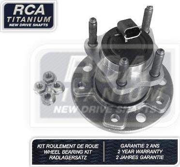 RCA France RCAK1154 - Wheel hub, bearing Kit autospares.lv