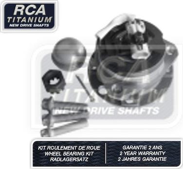 RCA France RCAK1104 - Wheel hub, bearing Kit autospares.lv