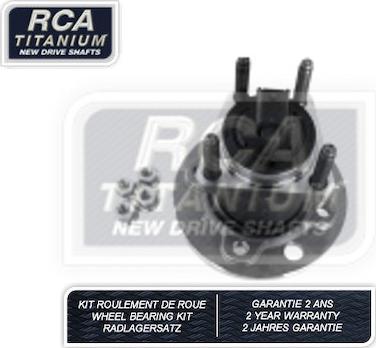 RCA France RCAK1102 - Wheel hub, bearing Kit autospares.lv