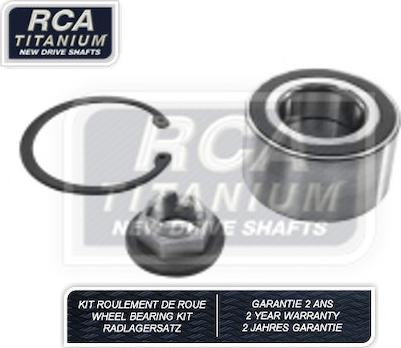 RCA France RCAK1186 - Wheel hub, bearing Kit autospares.lv