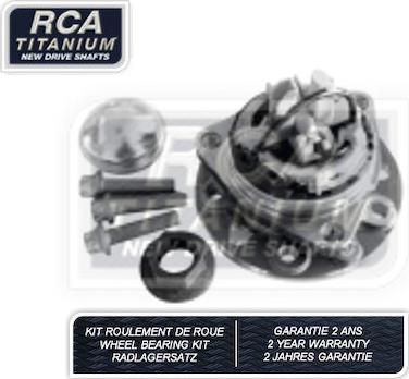 RCA France RCAK1187 - Wheel hub, bearing Kit autospares.lv