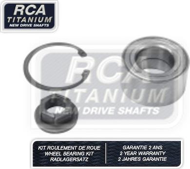 RCA France RCAK1386 - Wheel hub, bearing Kit autospares.lv