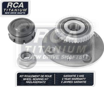 RCA France RCAK1274 - Wheel hub, bearing Kit autospares.lv