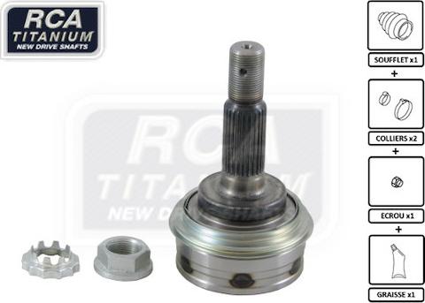 RCA France TO01 - Joint Kit, drive shaft autospares.lv