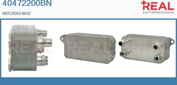 REAL 40472200BN - Oil Cooler, engine oil autospares.lv