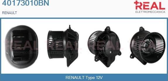 REAL 40173010BN - Interior Blower autospares.lv