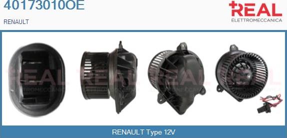 REAL 40173010OE - Interior Blower autospares.lv