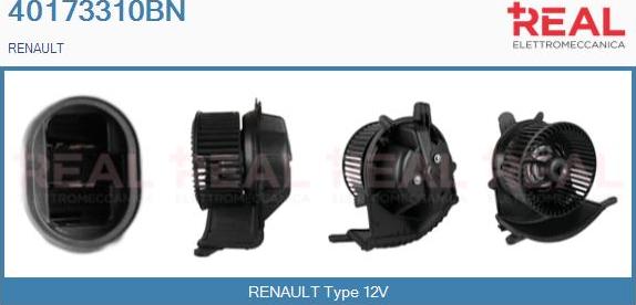 REAL 40173310BN - Interior Blower autospares.lv