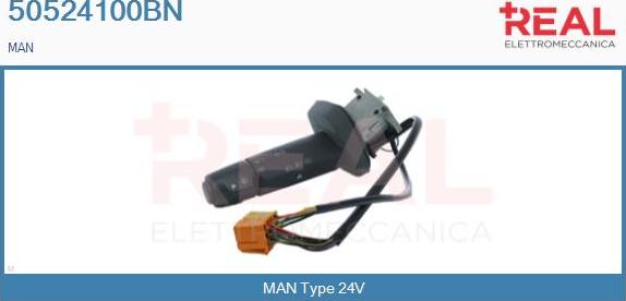 REAL 50524100BN - Steering Column Switch autospares.lv