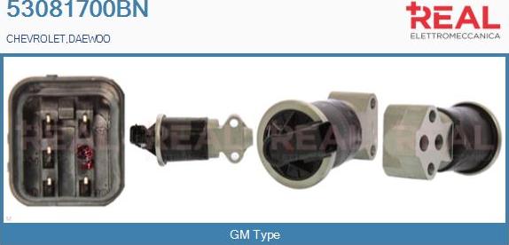 REAL 53081700BN - EGR Valve autospares.lv