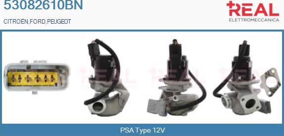 REAL 53082610BN - EGR Valve autospares.lv