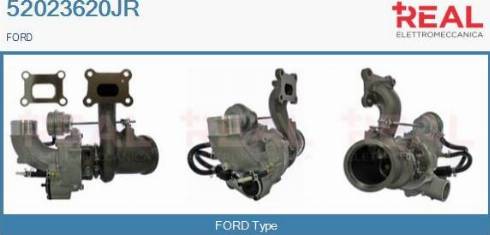 REAL 52023620JR - Charger, charging system autospares.lv