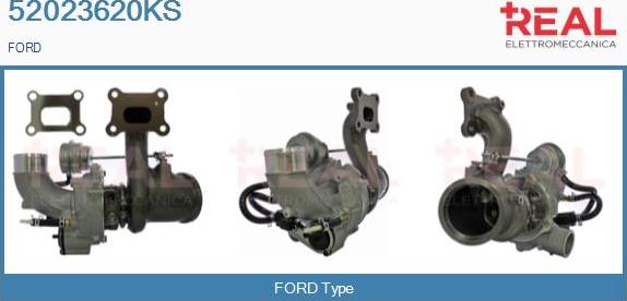 REAL 52023620KS - Charger, charging system autospares.lv