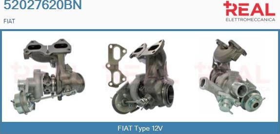 REAL 52027620BN - Charger, charging system autospares.lv