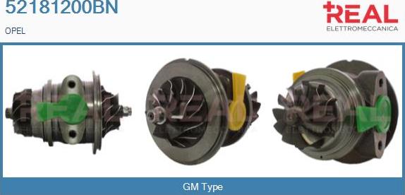 REAL 52181200BN - CHRA Cartridge, charger autospares.lv