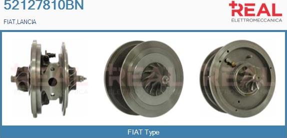 REAL 52127810BN - CHRA Cartridge, charger autospares.lv