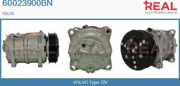 REAL 60023900BN - Compressor, air conditioning autospares.lv