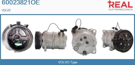 REAL 60023821OE - Compressor, air conditioning autospares.lv