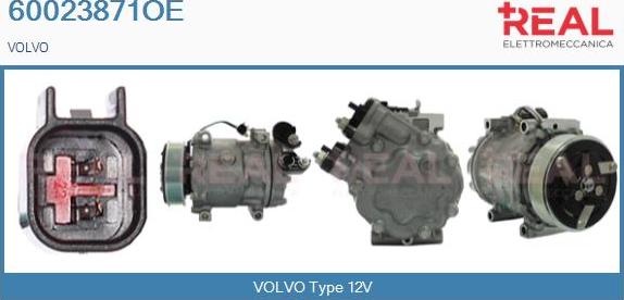 REAL 60023871OE - Compressor, air conditioning autospares.lv