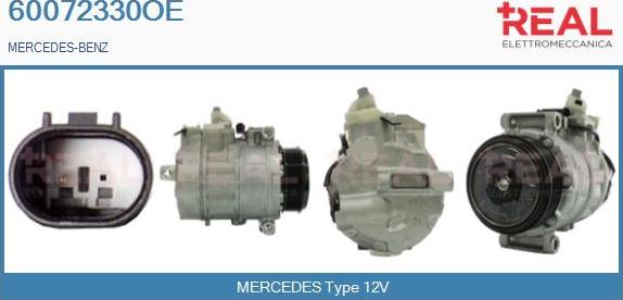 REAL 60072330OE - Compressor, air conditioning autospares.lv