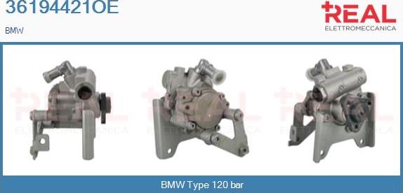 REAL 36194421OE - Hydraulic Pump, steering system autospares.lv