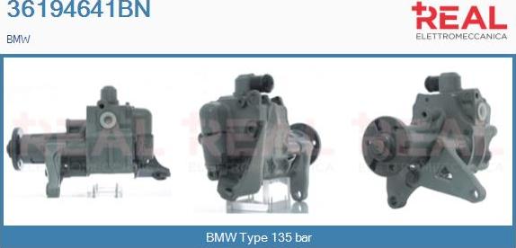 REAL 36194641BN - Hydraulic Pump, steering system autospares.lv