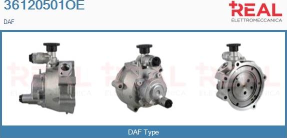 REAL 36120501OE - Hydraulic Pump, steering system autospares.lv