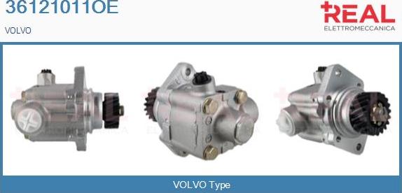 REAL 36121011OE - Hydraulic Pump, steering system autospares.lv