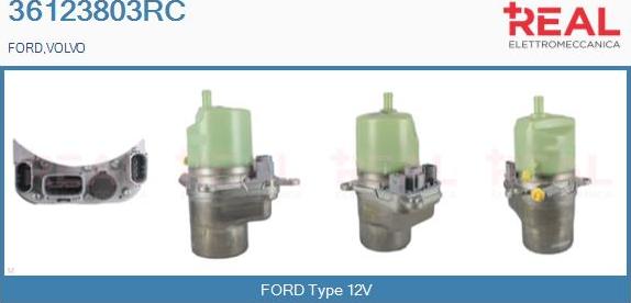 REAL 36123803RC - Hydraulic Pump, steering system autospares.lv